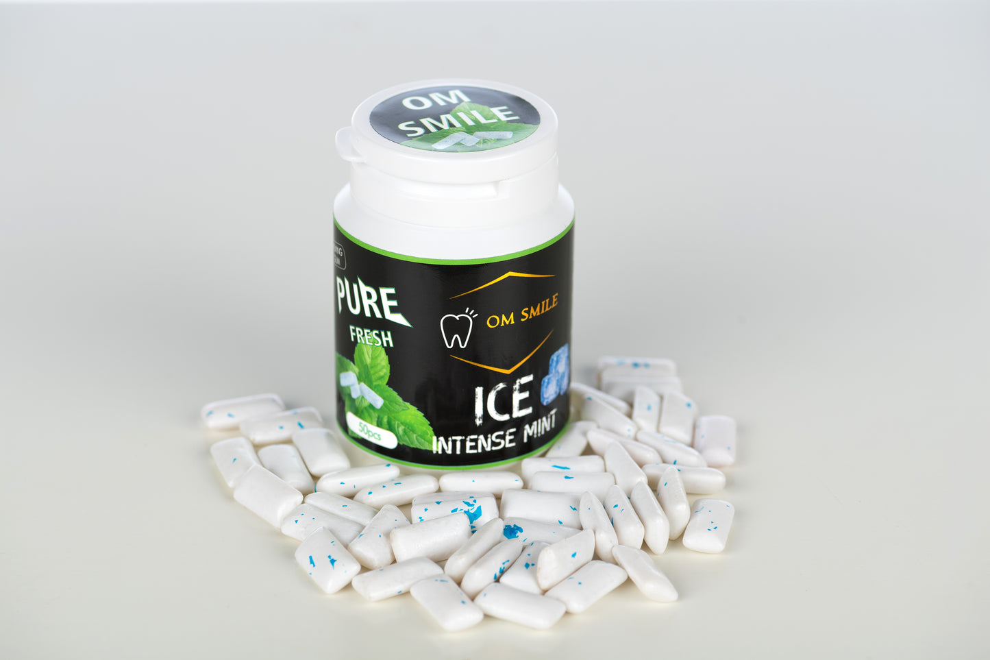 OM Smile -Whitening Chewing Gum Intens Mint